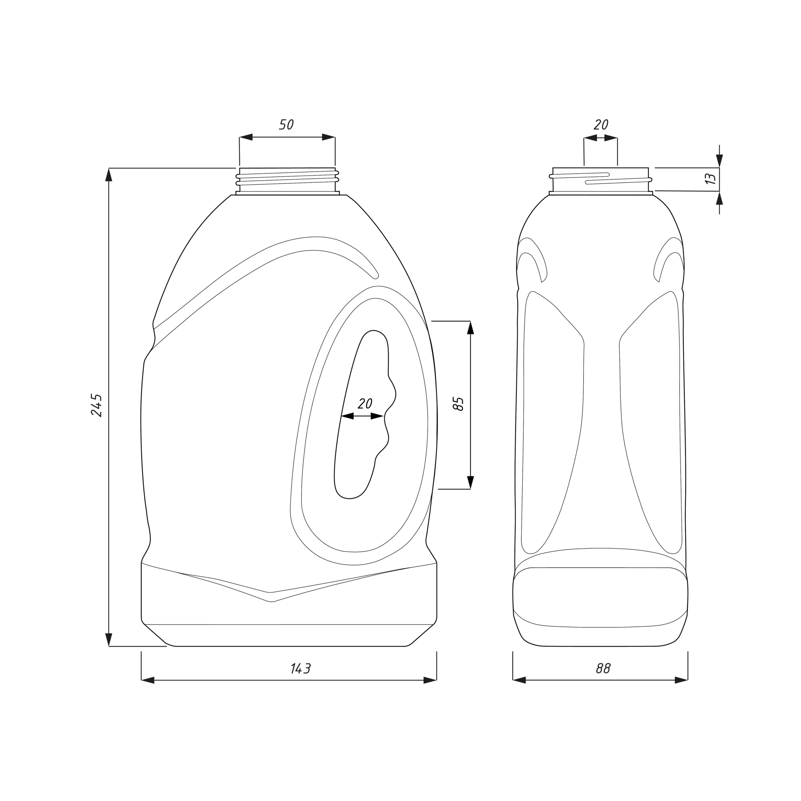 Canister 2 l Royal - Image 2