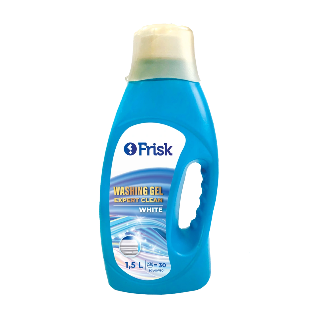 Laundry Gel for Light and White Fabrics Frisk "WHITE EXPERT CLEAN"
